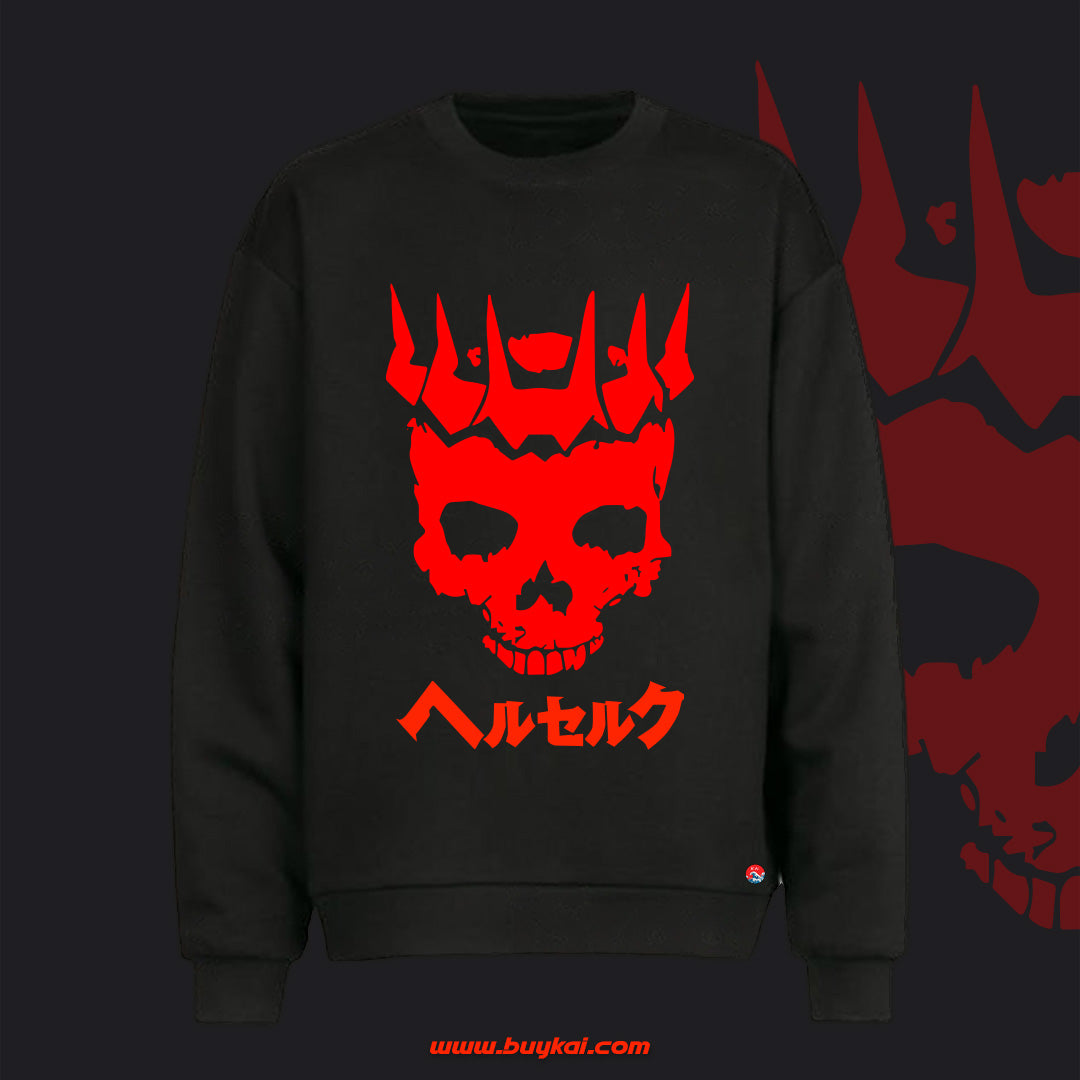 Skull Knight Head Sweatshirt