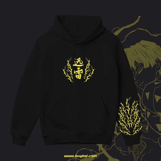 Zenitsu Kaminari Style Hoodie